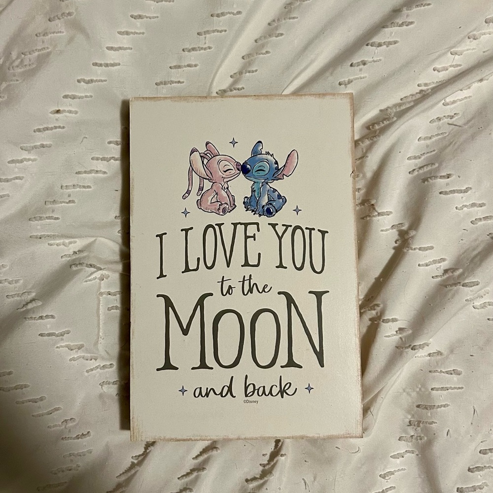Disney Stitch and Angel Table Decor